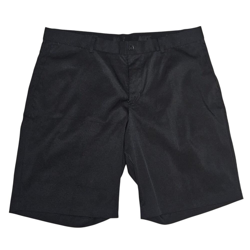 Nike Golf Shorts Men 36 Black Dri-Fit Performance Casual Stretch Sporty Athletic